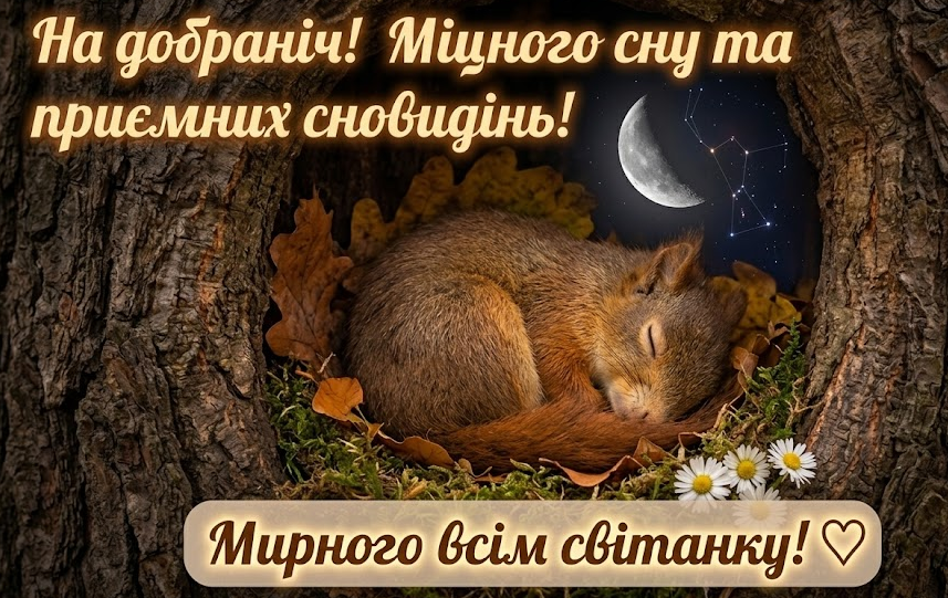 картинка на добраніч