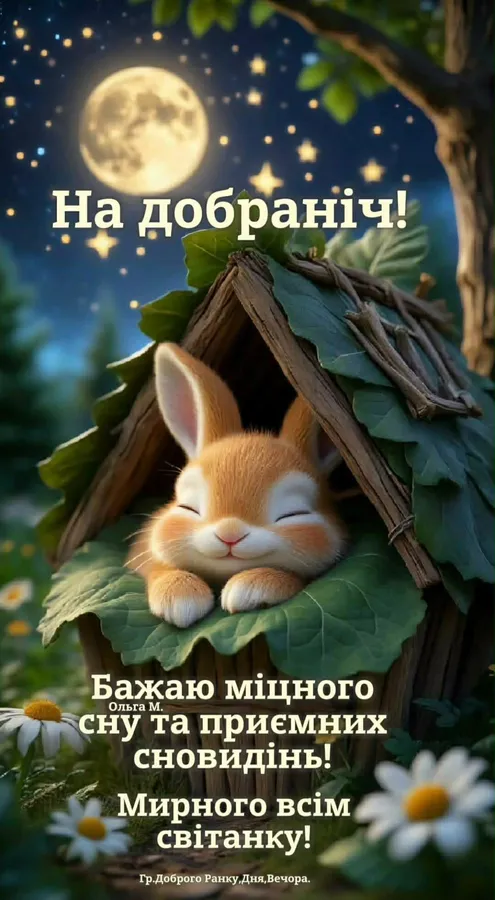 картинка на добраніч