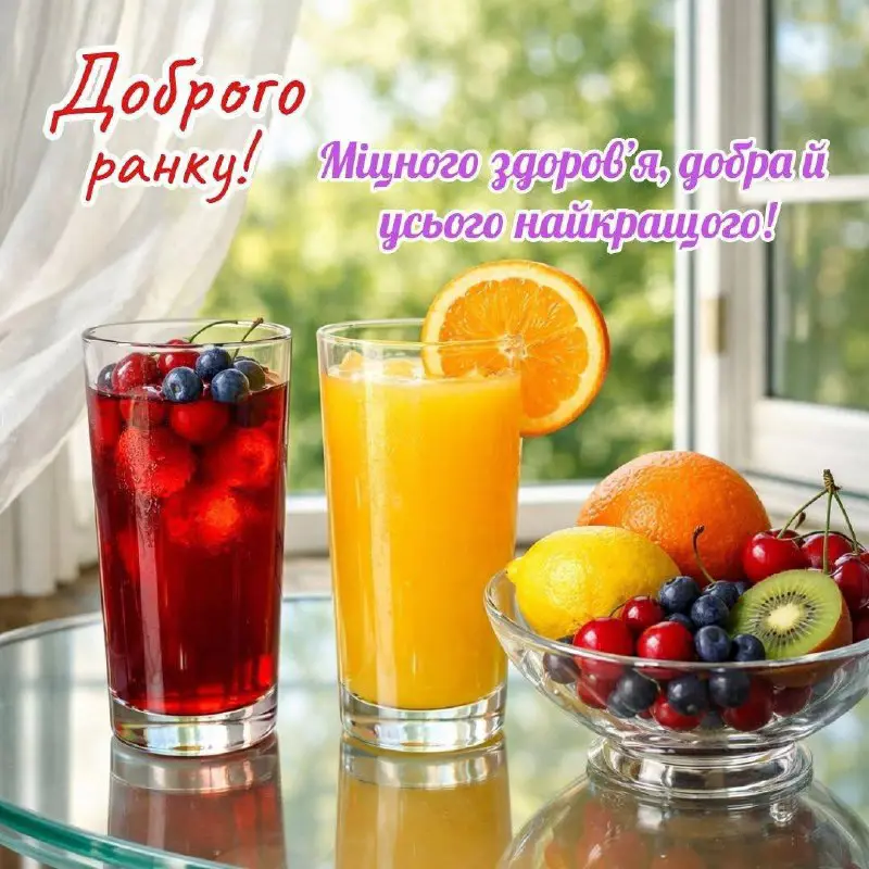 Картинка листівка доброго ранку